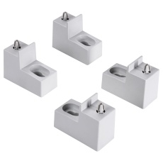 【WMKQ50M】WALL MOUNTING LUGS SET PLASTIC