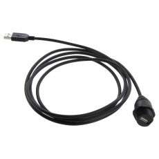 【WPUSBAX-2M】USB CABLE 2.0 TYPE A PLUG-A RCPT 2M