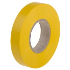 【134-7332】絶縁テープ 黄 最大動作温度：+70℃ 幅：12mm