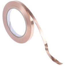 【176-7500】金属テープ 幅：10mm 導電性 銅テープ