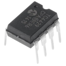 【TC4429CPA】MOSFETゲートドライバ 6 A PDIP 1 8-Pin ローサイド 反転 スルーホール