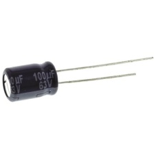 【ECA1JM101】コンデンサ 100μF 63V dc