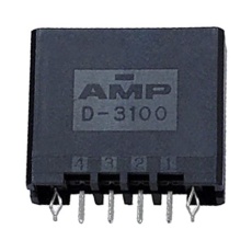 【1-178314-2】基板接続用ピンヘッダ 4極 3.81mm 1列