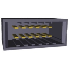 【178326-3】基板接続用ピンヘッダ 12極 3.8mm 2列