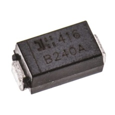 【B240A-13-F】整流ダイオード 2A 40V 表面実装 2-Pin DO-214AC(SMA)ショットキーバリア 500mV