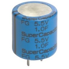 【FG0H105ZF】電気二重層コンデンサ 5.5V dc 1F リード品