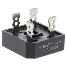 【GBPC3508】整流用 ブリッジダイオード 単相 35A 800V 29 x 29 x 11.23mm
