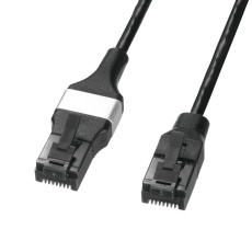 【KB-SL6ABA-10BK】ブレイクアウェイCAT6A LANケーブル（マグネット、スリム）