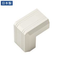 【CA-KK22MWD】CA-KK22MW用ケーブルカバー（幅22mm、出角、ミルキーホワイト）