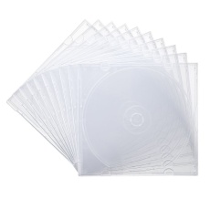 【FCD-PUS10CL】Blu-ray・DVD・CDケース（1枚収納ソフトタイプ・10枚セット）