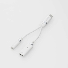 【MPA-C35DSPDWH】USB Type-C(TM) - φ3.5mm変換ケーブル(高耐久/27W)