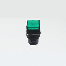 【YJ-LA16-22DN/F24VG】φ16LED照光式押しボタンスイッチ(緑・モメンタリ・24V)