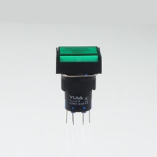 【YJ-LA16-22DN/J3VG】φ16LED照光式押しボタンスイッチ(緑・モメンタリ・3V)