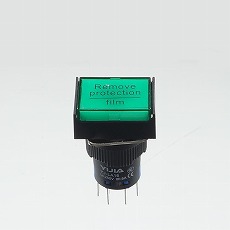 【YJ-LA16-22DNZS/J24VG】φ16LED照光式押しボタンスイッチ(緑・オルタネイト・24V)