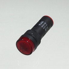 【AD16-16E12VR】φ16LEDパイロットランプ(赤色・12V)