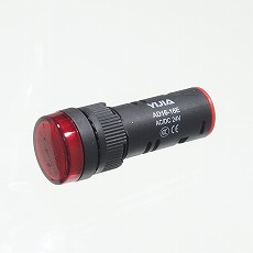 【AD16-16E24VR】φ16LEDパイロットランプ(赤色・24V)