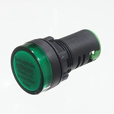【AD16-22DS12VG】φ22LEDパイロットランプ(緑色・12V)