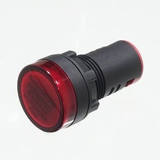 φ22LEDパイロットランプ(赤色・24V)