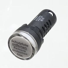 【AD16-22SS12V】φ22 2色LEDパイロットランプ(赤・緑・12V)