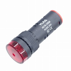 【AD16-16SM24VR】φ16照光式ブザー(赤色・24V)