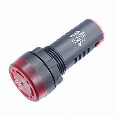 【AD16-22SM24VR】φ22照光式ブザー(赤色・24V)