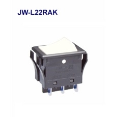 【JW-L22RAK】Lタイプ 全モールドロッカスイッチ(TV-8適合)JWシリーズ