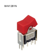 【M-N12B1N】N形パドルロッカスイッチ(Mシリーズ)