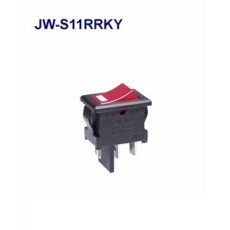 【JW-S11RRKY】Sタイプ 全モールドロッカスイッチ(小容量形)JWシリーズ