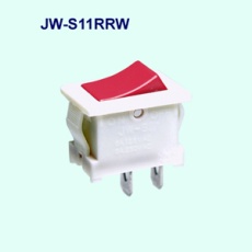 【JW-S11RRW】Sタイプ 全モールドロッカスイッチ(小容量形)JWシリーズ