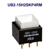 【UB2-15H2SKP4RM】角形(2色発光形)照光式押しボタン(UB2シリーズ)