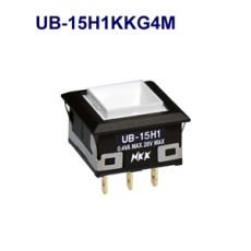 【UB-15H1KKG4M】角形照光式押しボタンスイッチ(UBシリーズ)