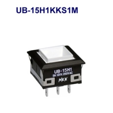 【UB-15H1KKS1M】角形照光式押しボタンスイッチ(UBシリーズ)