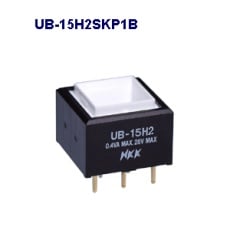 【UB-15H2SKP1B】角形照光式押しボタンスイッチ(UBシリーズ)