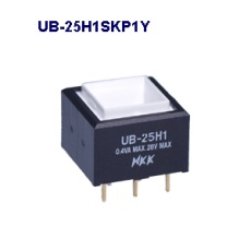【UB-25H1SKP1Y】角形照光式押しボタンスイッチ(UBシリーズ)