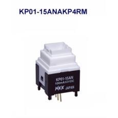 【KP01-15ANAKP4RM】照光式押しボタンスイッチ(KP01シリーズ)
