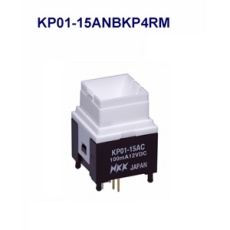 【KP01-15ANBKP4RM】照光式押しボタンスイッチ(KP01シリーズ)