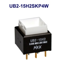 【UB2-15H2SKP4W】超高輝度対応 照光式押しボタン(UB2シリーズ)