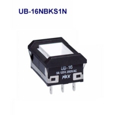 【UB-16NBKS1N】長角形押しボタンスイッチ(UBシリーズ)