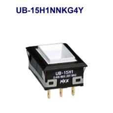 【UB-15H1NNKG4Y】長角形照光式押しボタンスイッチ(UBシリーズ)