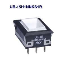 【UB-15H1NNKS1R】長角形照光式押しボタンスイッチ(UBシリーズ)