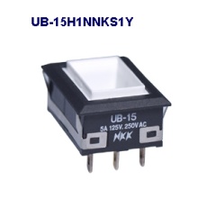 【UB-15H1NNKS1Y】長角形照光式押しボタンスイッチ(UBシリーズ)