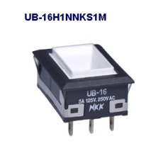 【UB-16H1NNKS1M】長角形照光式押しボタンスイッチ(UBシリーズ)