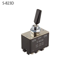 【S-823D】直流負荷専用小形トグルスイッチ(Sシリーズ)