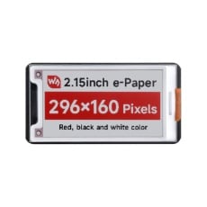【WAVESHARE-28916】Waveshare 2.15インチ e-Paper HAT+
