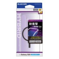 【PM-G251MAG02BK】Galaxy S25 ハイブリッドケース MAGKEEP