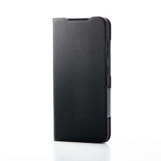 【PM-G251PLFUBK】Galaxy S25 ソフトレザーケース 薄型 磁石付