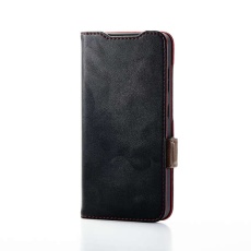 【PM-G251PLFYBK】Galaxy S25 ソフトレザーケース 磁石付 耐衝撃 ステッチ