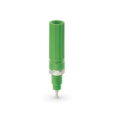 【T-3025-L-G】絶縁ターミナル(4mm、取付孔φ8mm、緑)