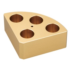 【18900049】ホットスターラー用アタッチメント クウォーターブロック Φ21.6×31.7mm 黄 18900049