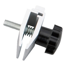 【4-5136-03】フォースゲージ用アタッチメント 6角ネジ締め式フラットクランプ